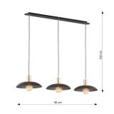 mini: Żyrandol SPIRIT japandi czarny E27 15W LED (6)