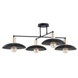 mini: Żyrandol SPIRIT japandi czarny E27 15W LED (2)