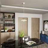 mini: Żyrandol SPIRIT japandi biały E27 15W LED (3)