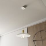 mini: Żyrandol SPIRIT japandi biały E27 15W LED (4)