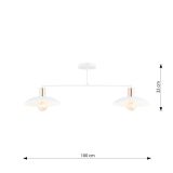 mini: Żyrandol SPIRIT japandi biały E27 15W LED (7)
