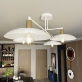 mini: Żyrandol SPIRIT japandi biały E27 15W LED (4)