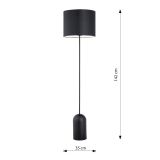 mini: Lampa podłogowa ASPEN nowoczesna czarna E27 15W LED (5)