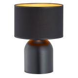 mini: Lampka biurkowa ASPEN nowoczesna czarna E27 15W LED (1)
