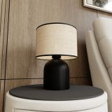 mini: Lampka biurkowa ASPEN nowoczesna czarna E27 15W LED (3)