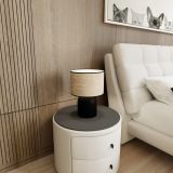 mini: Lampka biurkowa ASPEN nowoczesna czarna E27 15W LED (4)