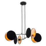 mini: Lampa wisząca MOTIF nowoczesna czarna E27 15W LED (1)