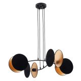 mini: Lampa wisząca MOTIF nowoczesna czarna E27 15W LED (2)