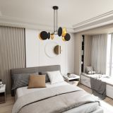 mini: Lampa wisząca MOTIF nowoczesna czarna E27 15W LED (3)