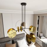mini: Lampa wisząca MOTIF nowoczesna czarna E27 15W LED (5)