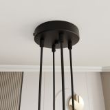 mini: Lampa wisząca MOTIF nowoczesna czarna E27 15W LED (7)