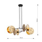 mini: Lampa wisząca MOTIF nowoczesna czarna E27 15W LED (8)