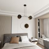 mini: Lampa wisząca MOTIF nowoczesna czarna E27 15W LED (3)