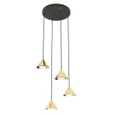 mini: Lampa wisząca ELIT nowoczesna złota / czarna GX53 10W LED (1)