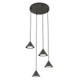 mini: Lampa wisząca ELIT nowoczesna czarna GX53 10W LED (1)