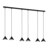 mini: Lampa wisząca ELIT nowoczesna czarna / złota GX53 10W LED (1)