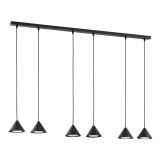 mini: Lampa wisząca ELIT nowoczesna czarna / złota GX53 10W LED (2)