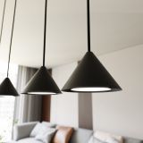 mini: Lampa wisząca ELIT nowoczesna czarna / złota GX53 10W LED (3)