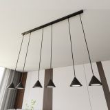mini: Lampa wisząca ELIT nowoczesna czarna / złota GX53 10W LED (4)