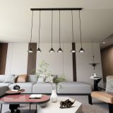 mini: Lampa wisząca ELIT nowoczesna czarna / złota GX53 10W LED (5)