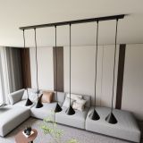 mini: Lampa wisząca ELIT nowoczesna czarna / złota GX53 10W LED (6)