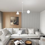 mini: Żyrandol HERMES nowoczesny biały E14 10W LED (4)
