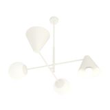 mini: Żyrandol HERMES nowoczesny biały E14 10W LED (5)