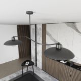 mini: Żyrandol FOSTER skandynawski czarny E27 15W LED (4)