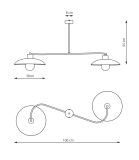 mini: Żyrandol FOSTER skandynawski czarny E27 15W LED (5)