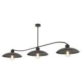 mini: Żyrandol FOSTER skandynawski czarny E27 15W LED (1)