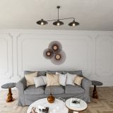 mini: Żyrandol FOSTER skandynawski czarny E27 15W LED (2)