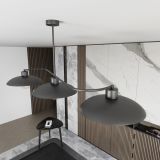 mini: Żyrandol FOSTER skandynawski czarny E27 15W LED (3)