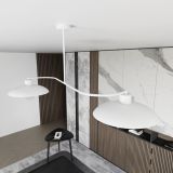 mini: Żyrandol FOSTER skandynawski biały E27 15W LED (3)