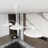 mini: Żyrandol FOSTER skandynawski biały E27 15W LED (3)
