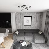 mini: Lampa sufitowa HALO nowoczesna czarna GX53 10W LED (5)