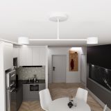 mini: Lampa sufitowa HALO nowoczesna biała GX53 10W LED (2)
