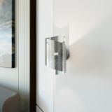 mini: Kinkiet SPIRAL nowoczesny srebrny G9 8W LED (5)