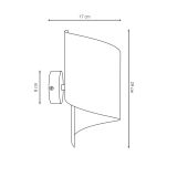 mini: Kinkiet SPIRAL nowoczesny złoty G9 8W LED (7)