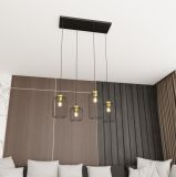 mini: Lampa wisząca VANDER nowoczesna czarna / złota E27 15W LED (5)