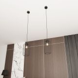 mini: Lampa wisząca VANDER nowoczesna czarna E27 15W LED (3)