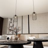 mini: Lampa wisząca VANDER nowoczesna czarna E27 15W LED (5)