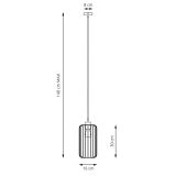 mini: Lampa wisząca VANDER nowoczesna czarna E27 15W LED (6)