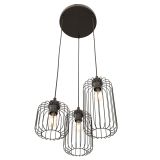 mini: Lampa wisząca VANDER nowoczesna czarna E27 15W LED (2)