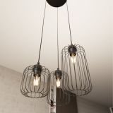 mini: Lampa wisząca VANDER nowoczesna czarna E27 15W LED (6)