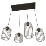 mini: Lampa wisząca VANDER nowoczesna czarna E27 15W LED (2)