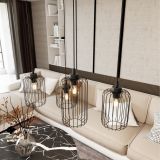 mini: Lampa wisząca VANDER nowoczesna czarna E27 15W LED (4)