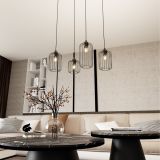mini: Lampa wisząca VANDER nowoczesna czarna E27 15W LED (5)