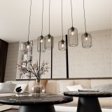 mini: Lampa wisząca VANDER nowoczesna czarna E27 15W LED (5)