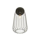 mini: Lampa sufitowa BARN nowoczesna czarna E27 15W LED (2)