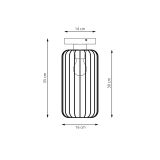 mini: Lampa sufitowa BARN nowoczesna czarna E27 15W LED (5)